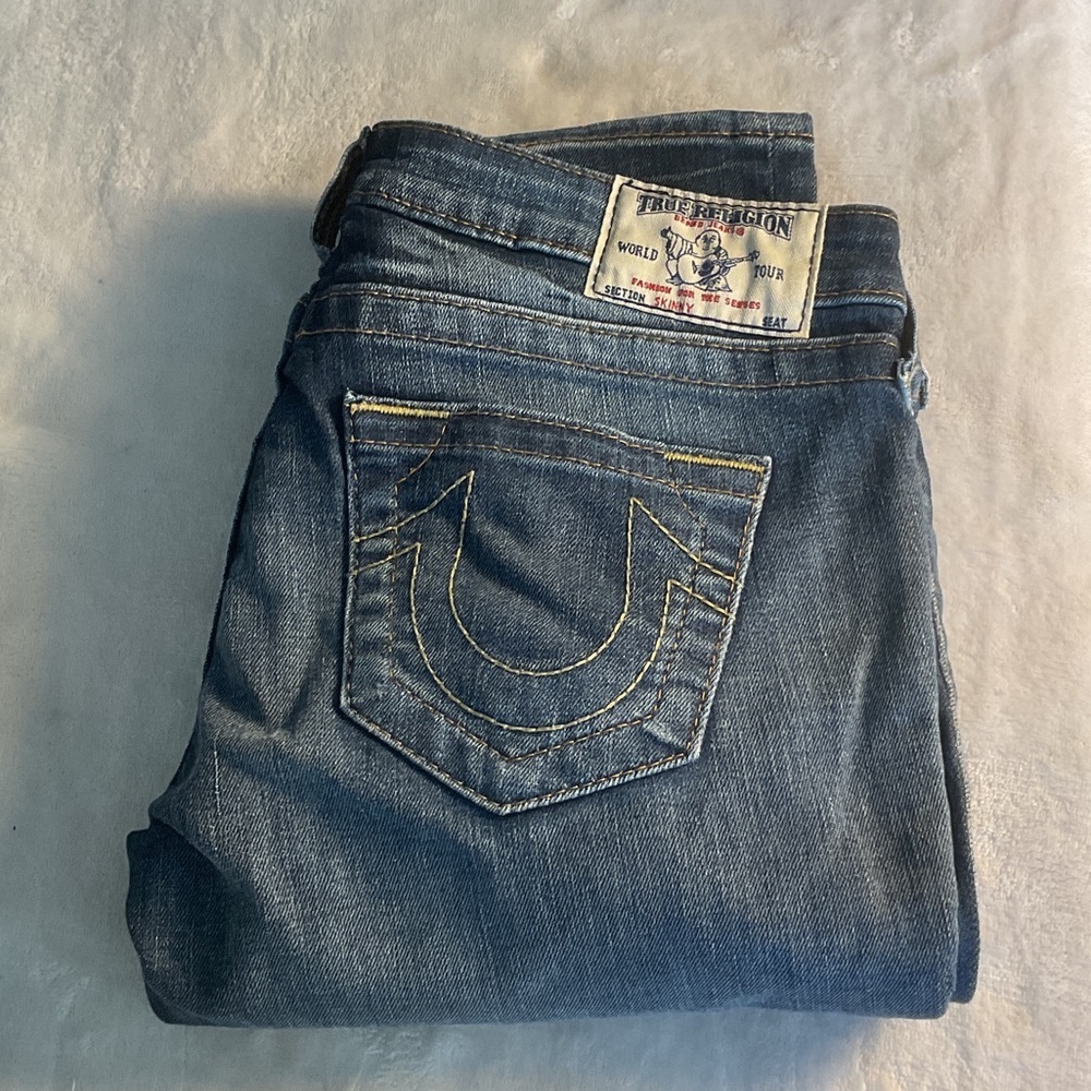 True Religion distressed jeans